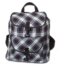 Plaid backpack for school hot sale