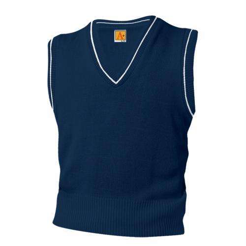  A+ - uniforms  uniforms online V-Neck Pullover Varsity Sweater Vest Childrens And Ad - SchoolUniforms.com